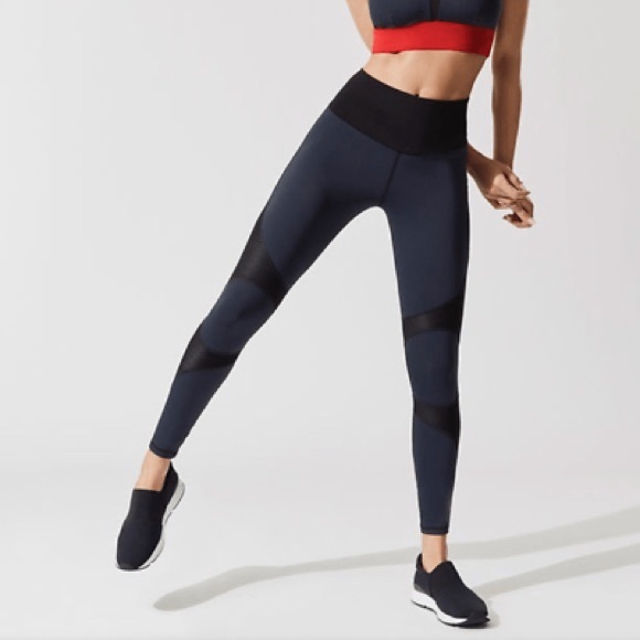 MICHI NY - Drift High Waist Leggings - Women’s Size S - Navy/Black - Picture 2 of 5